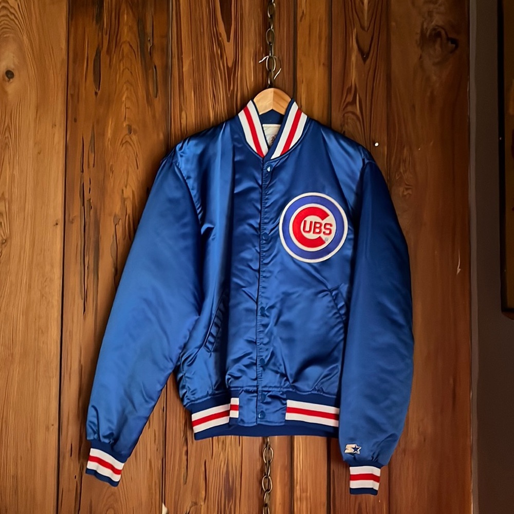 Vintage Cubs Starter Jacket Size Large EUC